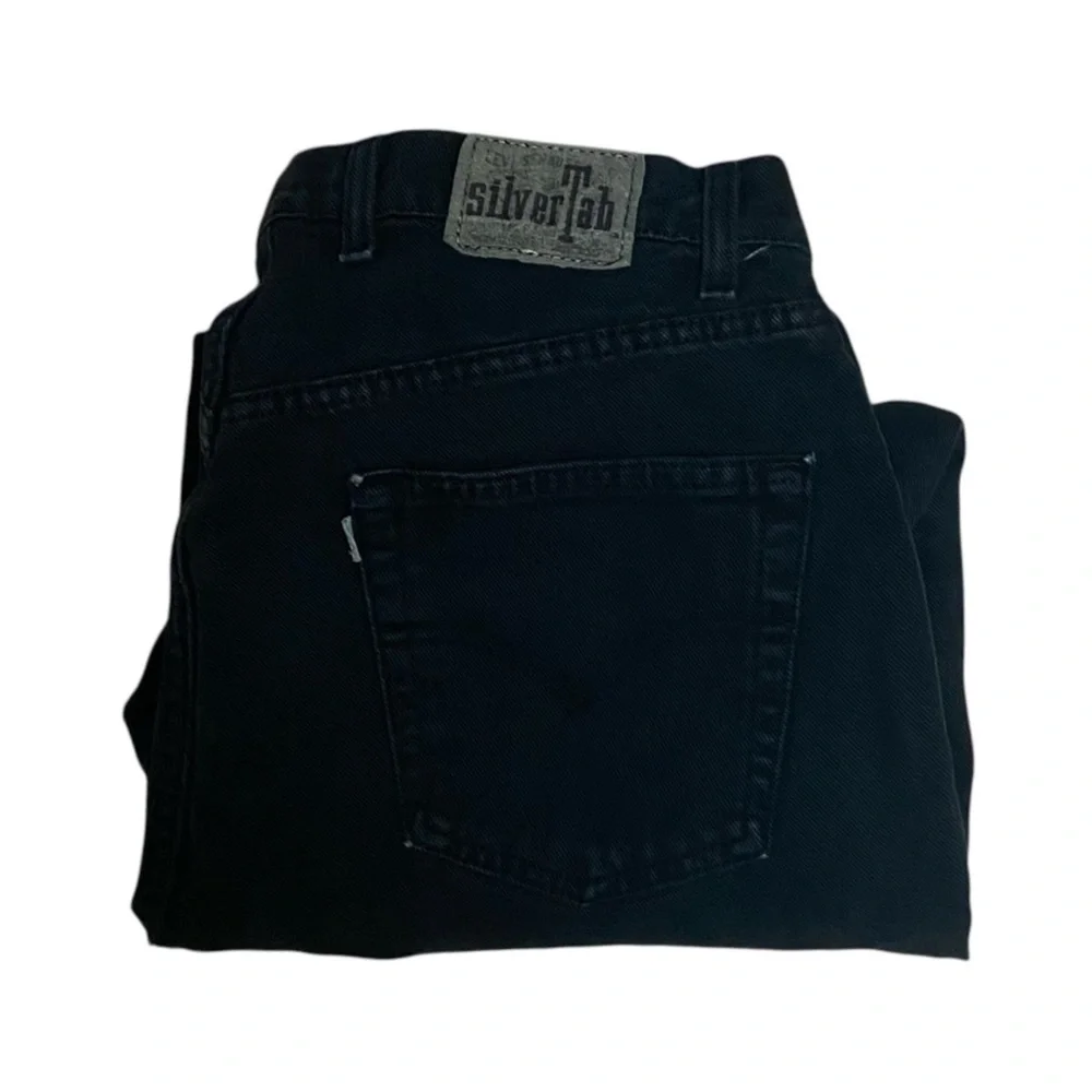 Vintage Levi’s SilverTab Purple Label 90s Baggy Black Jeans Y2K